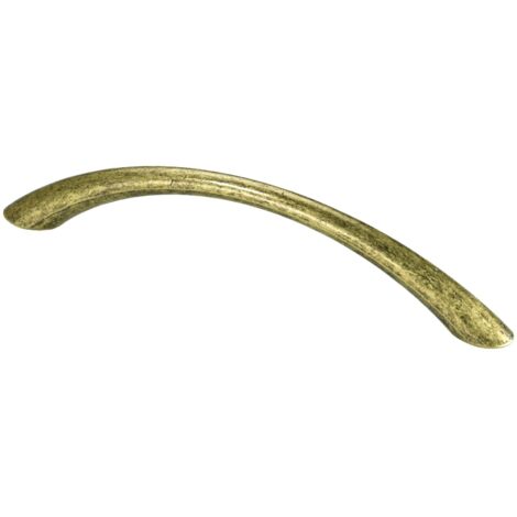 Hettich Möbelgriff Zinkdruckguss gold 10,0 x 112,5 x 26,5 mm - 1 Stück Möbelgriffe