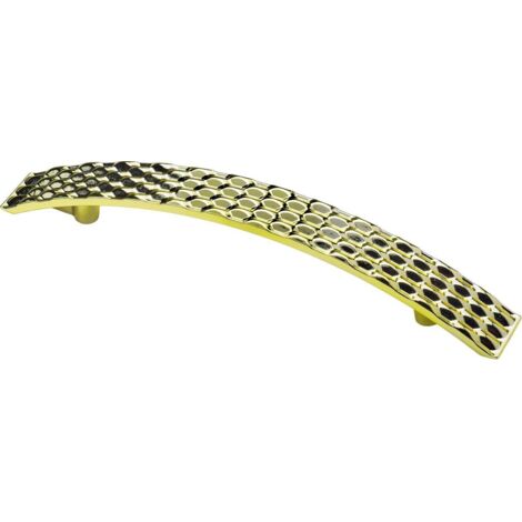 Hettich Möbelgriff Zinkdruckguss gold 22,0 x 187,0 x 31,0 mm - 1 Stück Möbelbeschläge