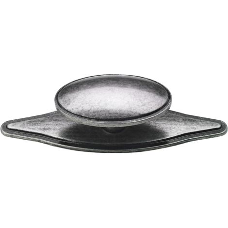 Hettich Möbelknopf Zinkdruckguss brüniert 26,0 x 77,0 mm - 1 Stück Filzgleiter & Möbelgriffe