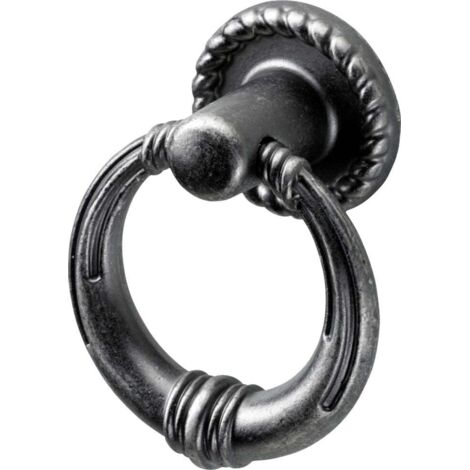 Hettich Möbelknopf Zinkdruckguss silber Ø 34,0 mm - 1 Stück Möbelbeschläge
