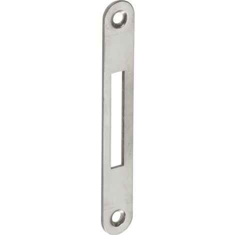 Hettich Möbelschloss-Schließblech,  10x75mm,  Typ 7510,  9137000,  Stahl,  vernickelt