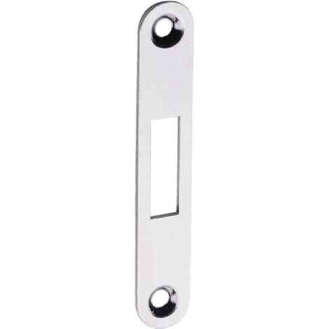 Hettich Möbelschloss-Schließblech,  11x66mm,  Typ 6195,  46482,  Stahl,  vernickelt