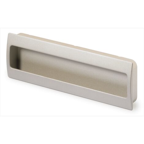 Hettich Muschelgriff Misnia 115182,  L 116 mm,  B 54 mm,  H 18.5 mm,  eckig,  vernickelt
