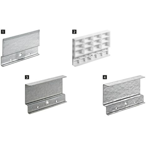 Hettich Öffnungssystem-Rückwandwinkel,  ArciTech,  9146615,  100x61mm,  Dist. 2mm