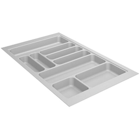 HETTICH Orga Tray 440 Besteckeinsatz,Tiefe 440-520mm, Nennbreite 350mm, silber