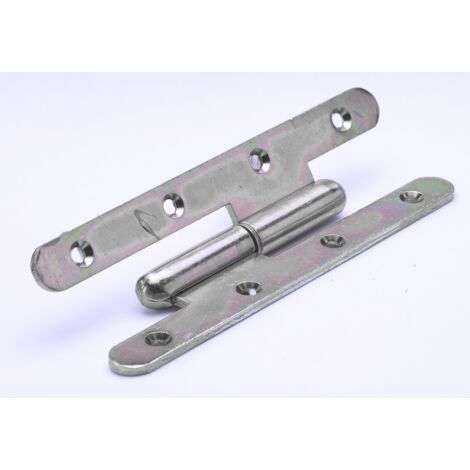 HETTICH Paumelle inox pour meuble HETTICH, L.110 x l.55 mm
