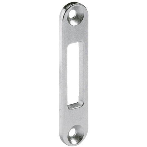 HETTICH PRESTIGE 2000 Schließblech zum Einlassen zu Rollladenschloss, Stahl vernickelt