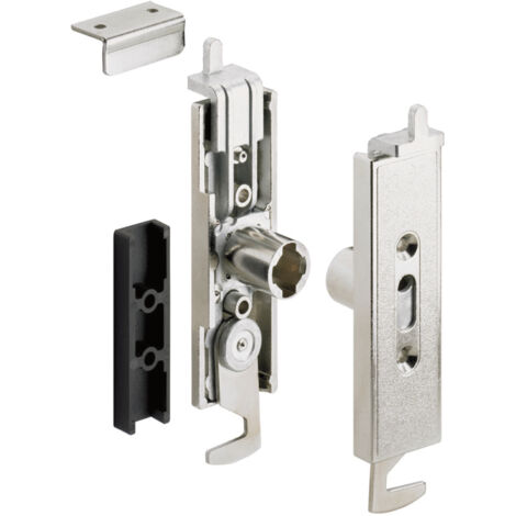 HETTICH PRESTIGE 2000 Zyl.-Doppeltürschloss Z23, Dornmaß 15, L20, vernickelt