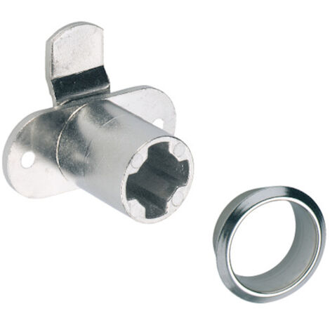 HETTICH PRESTIGE 2000 Zylinder-Hebelschloss Z23, ø18, Stahl vernickelt