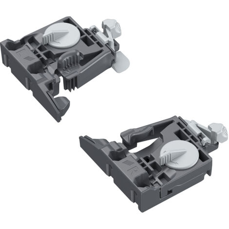 Hettich Quadro 2D Schnaepper Garnitur