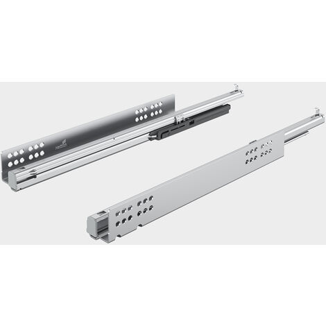 Hettich Quadro V6, Vollauszug, Silent System,  500mm, 30 kg, 1 Set inkl. Schnapper, Ersatz für: 9269757