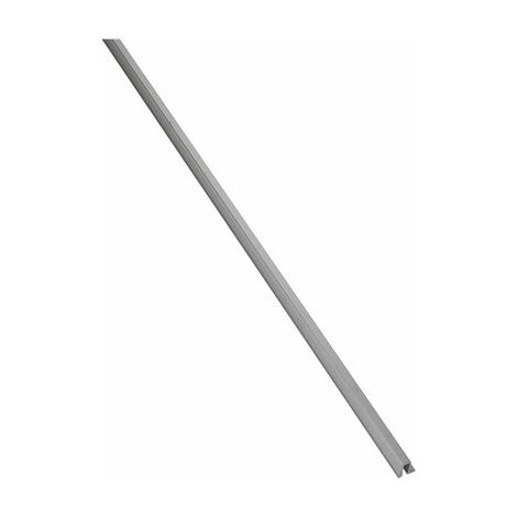 Hettich – Rail de porte coulissante 3000mm – Aluminium anodisé argent – Capacité 40 kg – Pour portes en bois – Glissement fluide