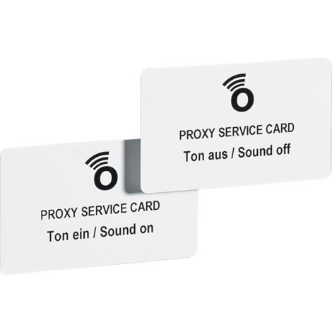 Hettich RFID Schloss-Servicekarte 9206882,  Kunststoff weiß