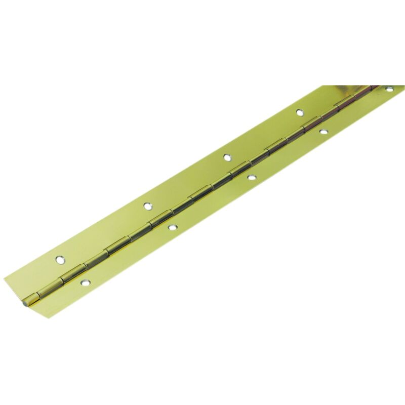 Hettich Stangenscharnier vermessingt 20 x 600 mm, kürzbar Topfscharnier