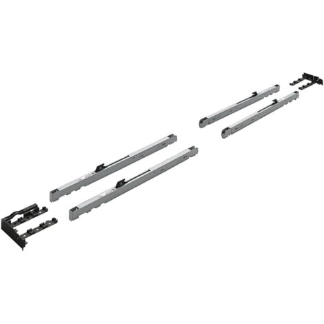 Hettich Schiebetür Dämpfer TopLine XL Silent System Dämpfungs-Set, 2-türig 15-35kg, schwarz