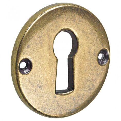 Hettich Schlüsselschild brüniert Ø30 mm brüniert Ø 30 mm Möbelbeschläge