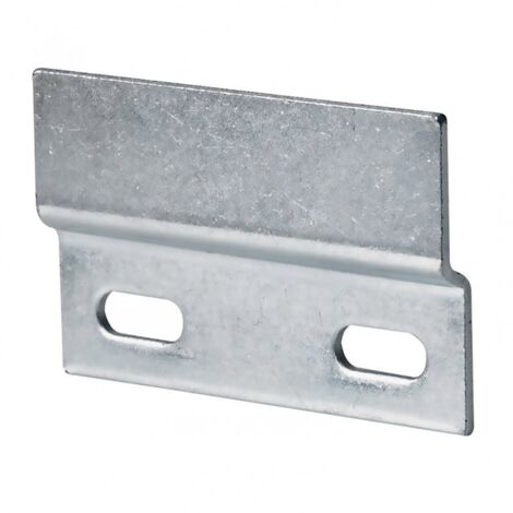 Hettich Schrankaufhängeschiene verzinkt 76 x 47,5 x 2 mm, 10 Stück Möbelbeschläge