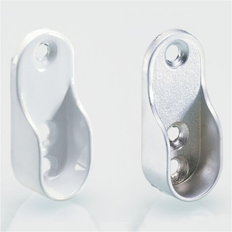 ITAR Hettich Schrankrohrlager Aluminium Optik lackiert