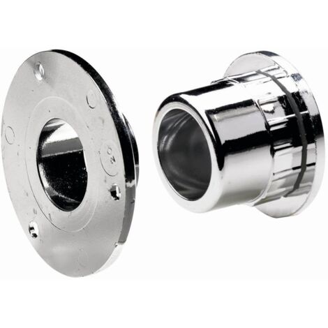 Hettich Schrankrohrlager für runde Schrankrohre Ø 20 mm, verchromt Möbelbeschläge