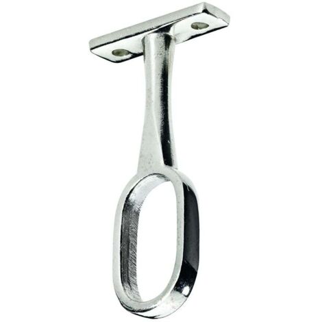 Hettich Schrankrohrmittelträger für ovale Rohre Ø 15 / 30 mm, vernickelt Möbelbeschläge
