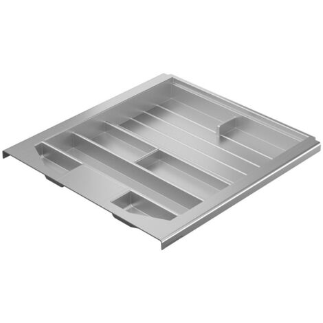 Hettich Schreibmaterialschale 9111484 Kunststoff aluoptik