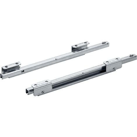Hettich Schreibmat.schale-Auszugsführung, Teilauszug, Quadro 12 9156335, Stahl verzinkt