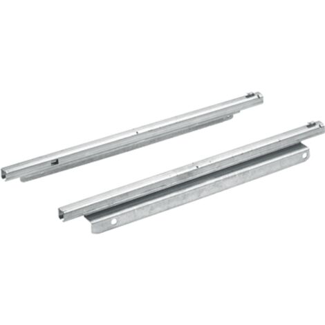 Hettich Schreibmat.schale-Auszugsführung, Teilauszug, Quadro 12 9158173, Stahl verzinkt