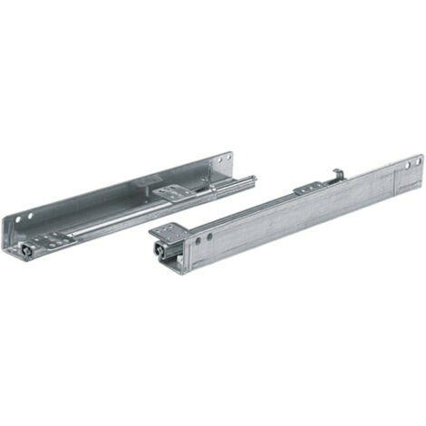 Hettich Schreibpl.-Auszugsführ. m.Rücklaufarret. Quadro 25 56014 Stahl verzinkt