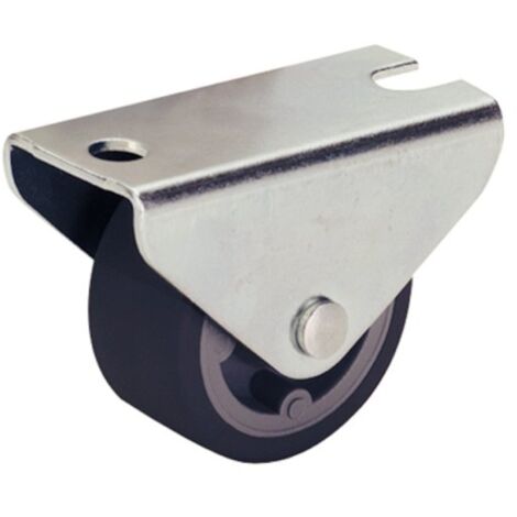 Hettich Schreibtischcontainer-Kastenrolle,  Avin fix 2814, Ø 50mm, Stahlblech verz.,  Rad PP