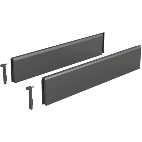 Hettich Schubk.-Designelement, ArciTech, 9122913, NL400mm, Stahl anthrazit pulverbeschichtet