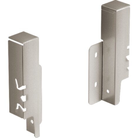 Hettich Schubk.-Rückwandverbinder,  links/rechts,  ArciTech,  9150598,  Stahl edelstahloptik