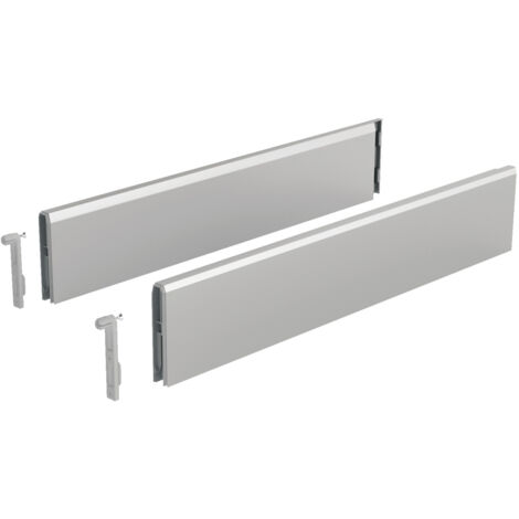 Hettich Schubkast.-Designelement, ArciTech, 9122932, NL650mm, Stahl silber pulverbeschichtet