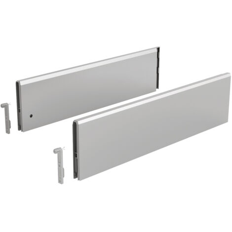 Hettich Schubkast.-Designelement, ArciTech, 9122953, NL450mm, Stahl silber pulverbeschichtet