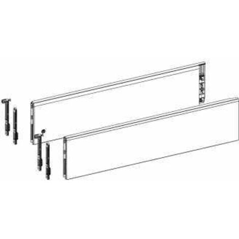 Hettich Schubkast.-Designelement,ArciTech,9122957,NL500mm,Stahl silb