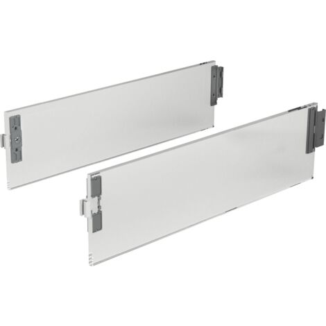 Hettich Schubkasten-Designelement, ArciTech, 9122991, NL270mm, Glas silber klar