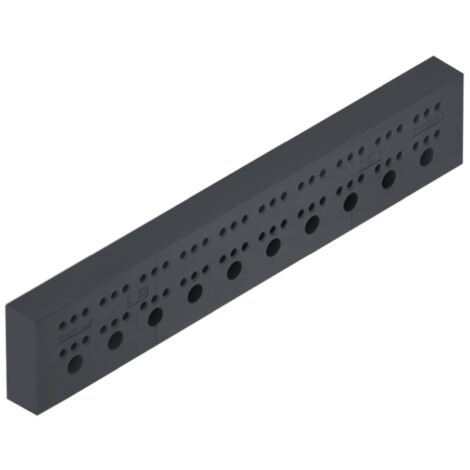 Hettich Schubkasten-Distanzleiste,  9269724,  B350xT25xH67mm,  Kunststoff anthrazit