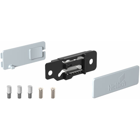 Hettich Schubkasten-Gehäuse,  Stop Control Plus 9134796, rechts,  telegrau