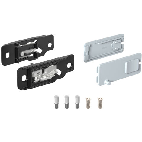 Hettich Schubkasten-Gehäuse,  Stop Control Plus 9134797, links/rechts,  telegrau