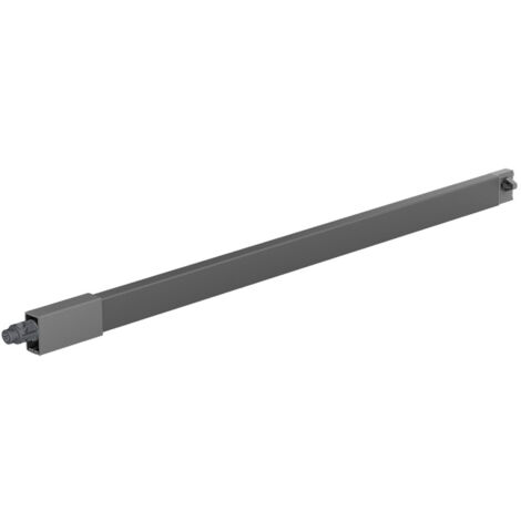 Hettich Schubkasten-Längsreling, ArciTech, 9122035, NL650mm, links, anthrazit