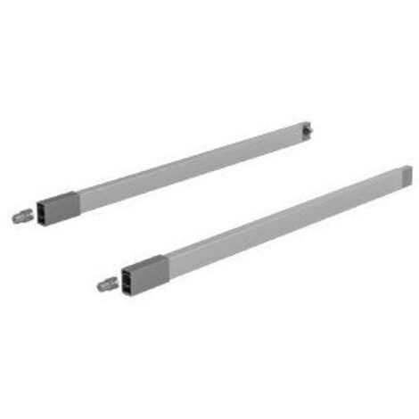 Hettich Schubkasten-Längsreling-Set, ArciTech, 9150647, NL270mm, links und rechts, silber