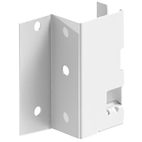 Hettich Schubkasten-Rückwandverbinder,  links,  InnoTech Atira,  9194623,  Stahl weiß
