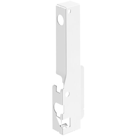 Hettich Schubkasten-Rückwandverbinder,  links,  InnoTech Atira,  9194635,  Stahl weiß