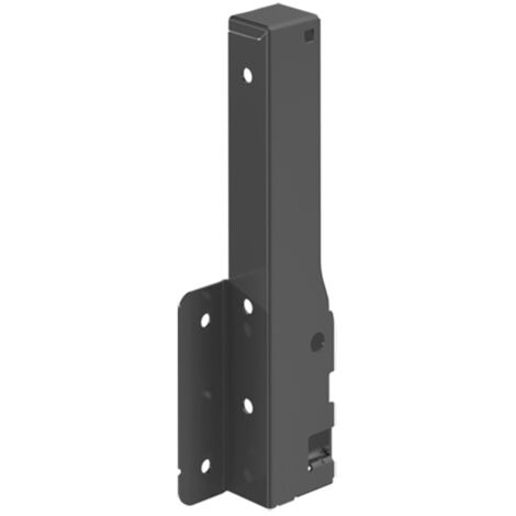 Hettich Schubkasten-Rückwandverbinder,  links,  InnoTech Atira,  9194637,  Stahl anthrazit