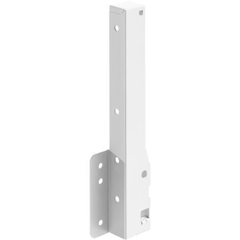 Hettich Schubkasten-Rückwandverbinder,  links,  InnoTech Atira,  9194639,  Stahl weiß