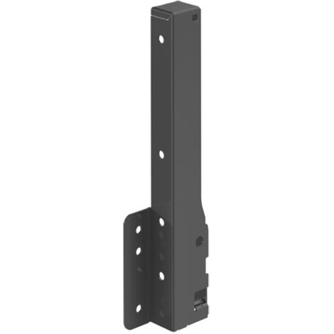 Hettich Schubkasten-Rückwandverbinder,  links,  InnoTech Atira,  9194641,  Stahl anthrazit