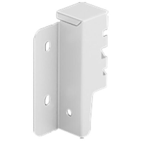 Hettich Schubkasten-Rückwandverbinder,  rechts,  ArciTech,  9121830,  Stahl weiß