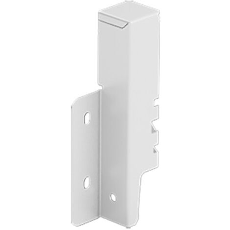 Hettich Schubkasten-Rückwandverbinder,  rechts,  ArciTech,  9121838,  Stahl weiß
