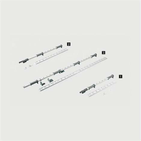 Hettich schwenkauszug-Drehachse Eckschr.,LeMansII9132547 li.Korpush.720-900mm weiß