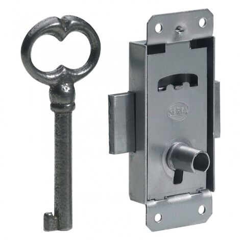 HETTICH Serrure de meuble fer en applique HETTICH 15 mm réversible