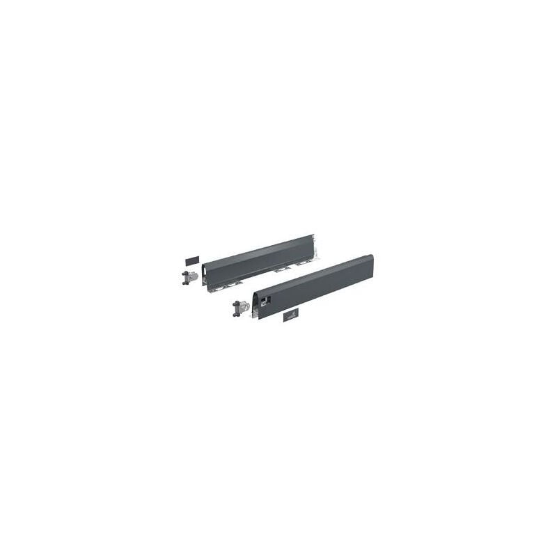 ArciTech set per cassetto H.126 mm - L.450 mm - Antracite - 9150496 - Hettich